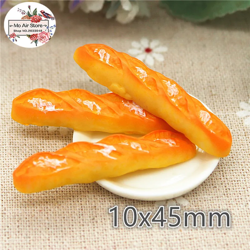 french bread 10PCS 10x45mm Resin Flatback Cabochon Miniature Food Art Supply Decoration Charm Craft
french bread 10PCS 10x45mm Resin Flatback Cabochon Miniature Food Art Supply Decoration Charm Craft