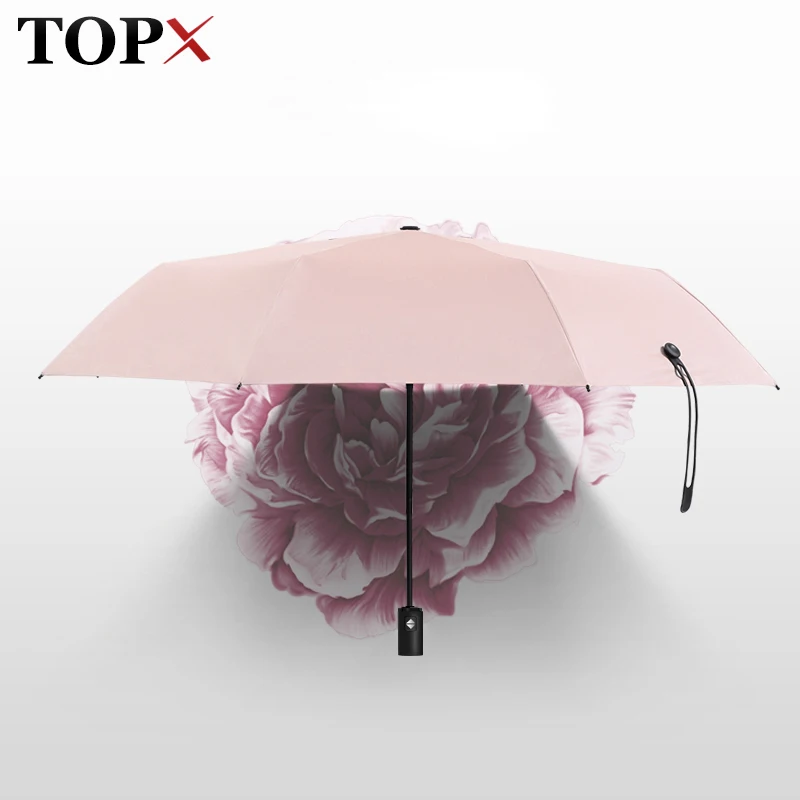 Fully-Automatic 3 folding Cute Sun Shade Umbrella Super Light Small Umbrella Beach Protection UV Umbrellas Rain Women Paraguas
Fully-Automatic 3 folding Cute Sun Shade Umbrella Super Light Small Umbrella Beach Protection UV Umbrellas Rain Women Paraguas