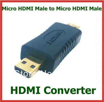 2pcs Gold Plated Micro HDMI Male to Micro HDMI Male HDMI Converter Adapter Connector Extender for HD TV High Quality
2pcs Gold Plated Micro HDMI Male to Micro HDMI Male HDMI Converter Adapter Connector Extender for HD TV High Quality