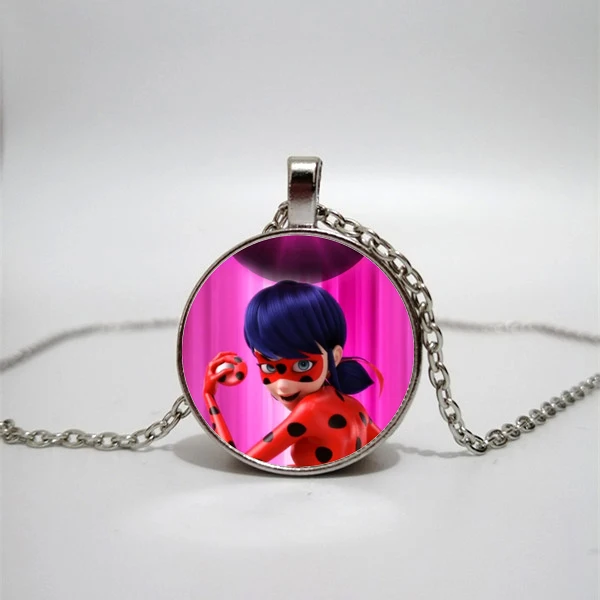 Magical Ladybug Necklace Adrien Marinette Lady Bug Cat Noir Cartoon Figure Super Cute Ears Anime Pendant Picture customization
Magical Ladybug Necklace Adrien Marinette Lady Bug Cat Noir Cartoon Figure Super Cute Ears Anime Pendant Picture customization