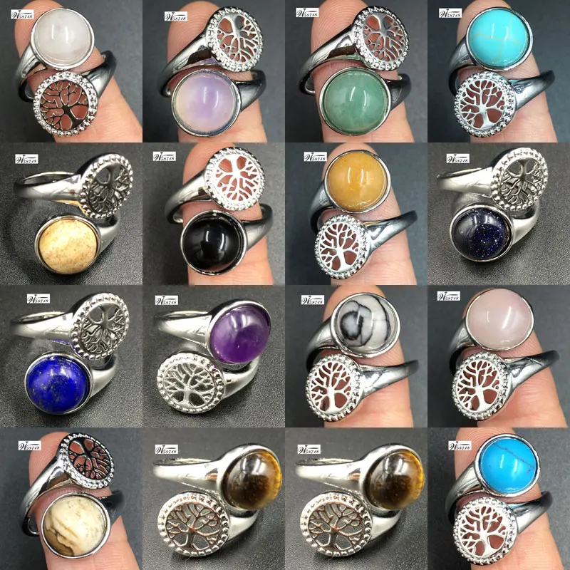 Howlite Aventurine Carnelian Lapis Lazuli Opal Tiger Eye Crystal Jaspe Blue Sand Round Tree Beads Ring 7~12" Adjust Size WB689
Howlite Aventurine Carnelian Lapis Lazuli Opal Tiger Eye Crystal Jaspe Blue Sand Round Tree Beads Ring 7~12" Adjust Size WB689