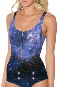 New S To 3XL Galaxy Women One Piece Swimsuit With Zipper Big Size Women Swimming Purple Blue suits 3 Patterns
New S To 3XL Galaxy Women One Piece Swimsuit With Zipper Big Size Women Swimming Purple Blue suits 3 Patterns
