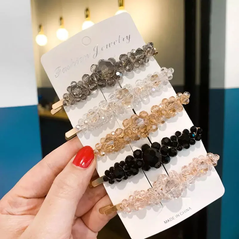 2019 New Crystal Rhinestone Stones Hairpins Hair Clip Sweet Headwear Hair Grip Hair For Women Girls Accessories Gifts
2019 New Crystal Rhinestone Stones Hairpins Hair Clip Sweet Headwear Hair Grip Hair For Women Girls Accessories Gifts