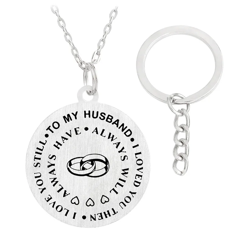 Women Stainless Steel Necklace Round to Husband Detachable Pendant Necklace Pendant Women Jewelry Lady Gift
Women Stainless Steel Necklace Round to Husband Detachable Pendant Necklace Pendant Women Jewelry Lady Gift