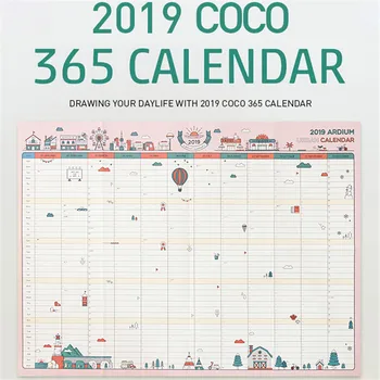 2019 New Arrival Kawaii 365 days Paper Wall Calendar Office School Daily Planner Notes, Very Large Study New Year Plan Schedule
2019 New Arrival Kawaii 365 days Paper Wall Calendar Office School Daily Planner Notes, Very Large Study New Year Plan Schedule