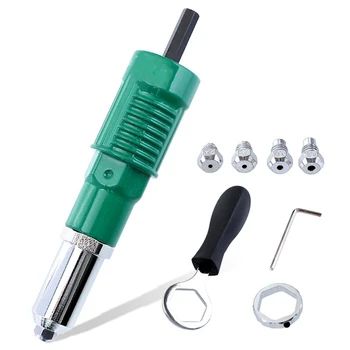 Rivets Drill Adapter Set 2.4Mm/3.2Mm/4.0Mm/4.8Mm Solid Aluminum Riveter Adapter Kit for Power Tool Cordless Insert Nut
Rivets Drill Adapter Set 2.4Mm/3.2Mm/4.0Mm/4.8Mm Solid Aluminum Riveter Adapter Kit for Power Tool Cordless Insert Nut