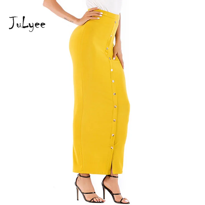 Julyee Modal Solid Pencil Long Skirt Women Button Floor-Length High waist skirts womens Casual Office Ladies Sexy Elegant
Julyee Modal Solid Pencil Long Skirt Women Button Floor-Length High waist skirts womens Casual Office Ladies Sexy Elegant