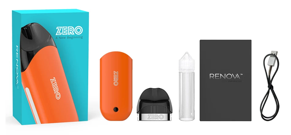 Original Vaporesso Renova Zero Pod Electronic Cigarette Kit 650mAh Built-in Battery & 2ml Tank CCELL Coil All In One Vape Kit