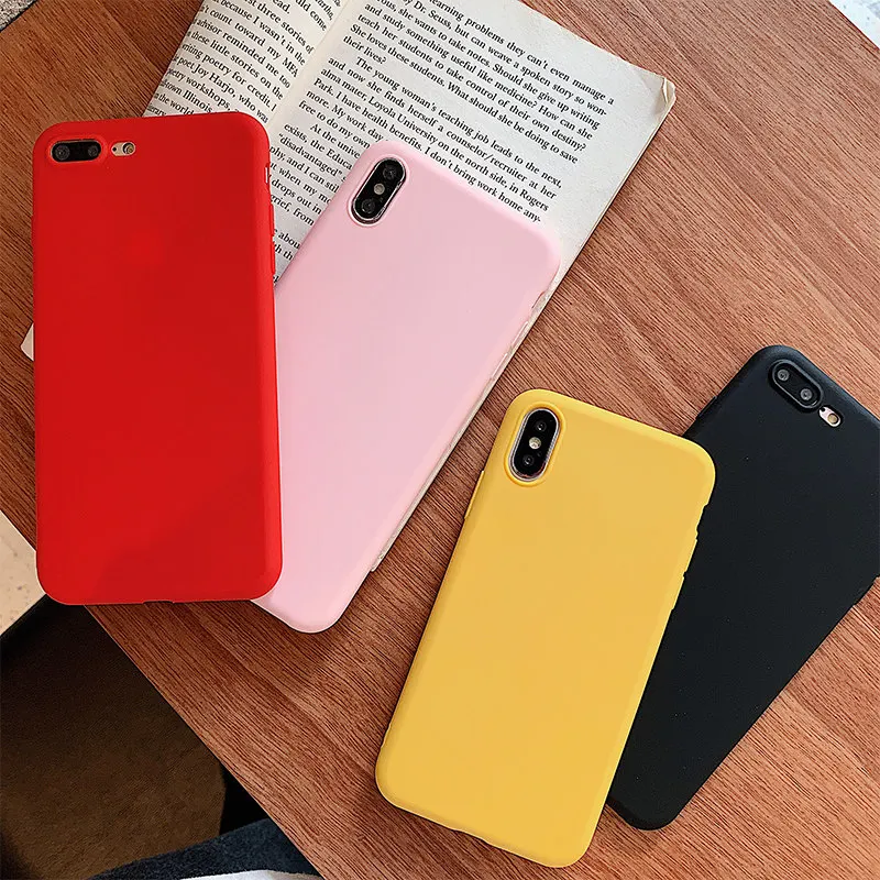 Fashion Colorful Soft Silicone Cover For iPhone 8 7 6 6S Plus Xs Max Xr X 5 5S SE 8Plus 6SPlus 7Plus 6Plus Case Phone Protector
Fashion Colorful Soft Silicone Cover For iPhone 8 7 6 6S Plus Xs Max Xr X 5 5S SE 8Plus 6SPlus 7Plus 6Plus Case Phone Protector