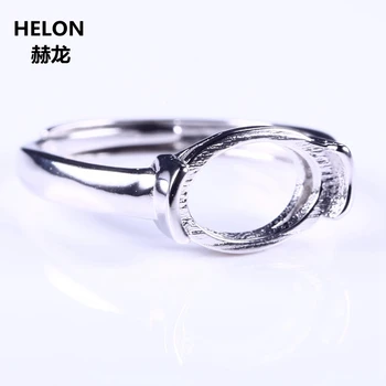 925 Sterling Silver Engagement Wedding Ring 6x8mm 8x10.5mm Oval Cabochon Semi Mount Fine Jewelry White Gold Color DIY Stone
925 Sterling Silver Engagement Wedding Ring 6x8mm 8x10.5mm Oval Cabochon Semi Mount Fine Jewelry White Gold Color DIY Stone