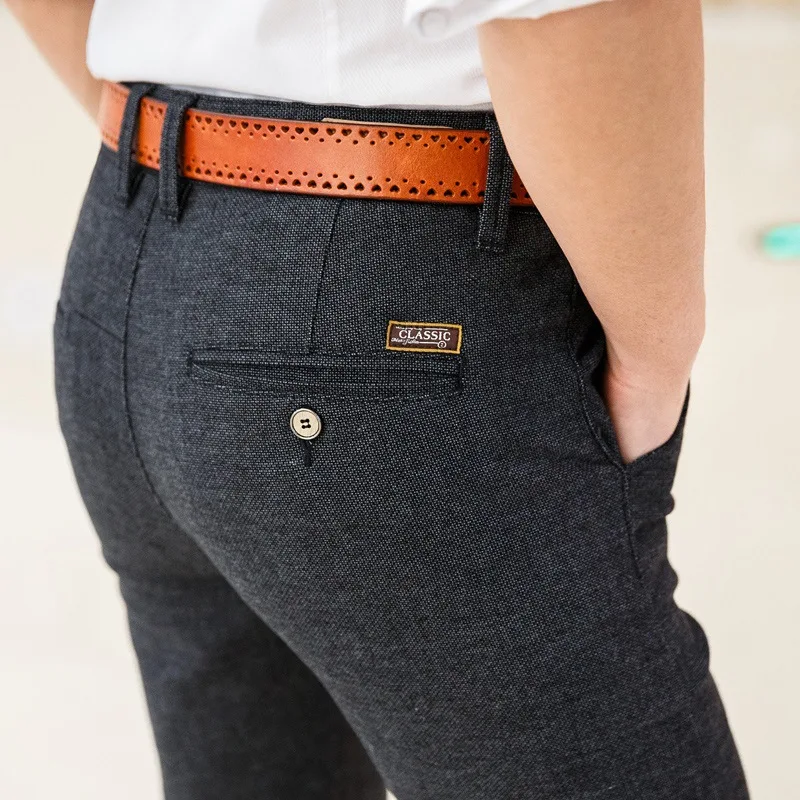 Utmeon Brand Male Clothes 2019 Autumn New Men's Slim Casual Pants Fashion Elasticity Business Black Trousers
Utmeon Brand Male Clothes 2019 Autumn New Men's Slim Casual Pants Fashion Elasticity Business Black Trousers
