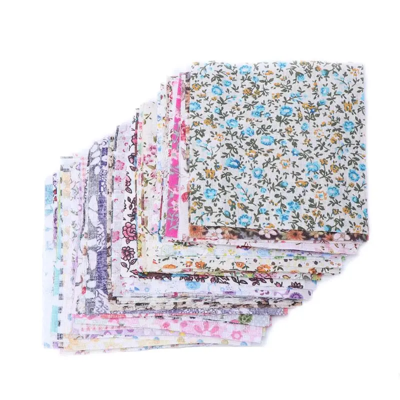 30/50/60pcs Floral Cotton Fabric Bundle Patchwork Sewing Quilting Tissue Cloth Crafts DIY 10x10cm
30/50/60pcs Floral Cotton Fabric Bundle Patchwork Sewing Quilting Tissue Cloth Crafts DIY 10x10cm