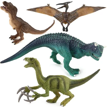Jurassic Tyrannosaurus Pterosaur Carnotaurus Dinosaurs Models Plastic Therizinosaurus Animal Action Figures Collection Toys
Jurassic Tyrannosaurus Pterosaur Carnotaurus Dinosaurs Models Plastic Therizinosaurus Animal Action Figures Collection Toys