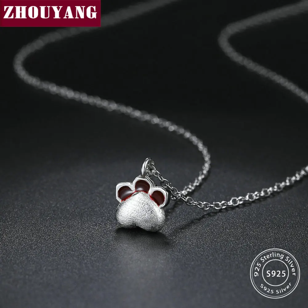 S925 Pendant Necklace For Women Cute Style 2 Color Cat's Paw 925 Sterling Silver Fashion Jewelry Wedding Party NY074 ZHOUYANG
S925 Pendant Necklace For Women Cute Style 2 Color Cat's Paw 925 Sterling Silver Fashion Jewelry Wedding Party NY074 ZHOUYANG