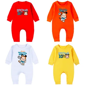Soccer Baseball Team Spring Autumn 100% Cotton Baby Boys Girls Babies Infant Rompers Costume Jumpsuits Babe Clothing SA2127
Soccer Baseball Team Spring Autumn 100% Cotton Baby Boys Girls Babies Infant Rompers Costume Jumpsuits Babe Clothing SA2127