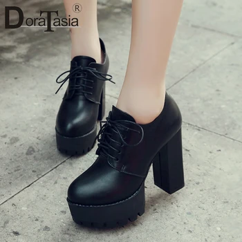 DoraTasia Hot Sale new Fashion Women Pumps Lace Up Ladies Super High Heels platform women shoes Autumn Spring Pumps Shoes Woman
DoraTasia Hot Sale new Fashion Women Pumps Lace Up Ladies Super High Heels platform women shoes Autumn Spring Pumps Shoes Woman