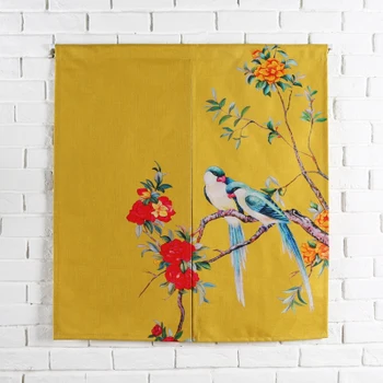 Taiwan Japan style Chinese flower bird door curtain hanging living room kitchen home decoration bar tea coffee house
Taiwan Japan style Chinese flower bird door curtain hanging living room kitchen home decoration bar tea coffee house