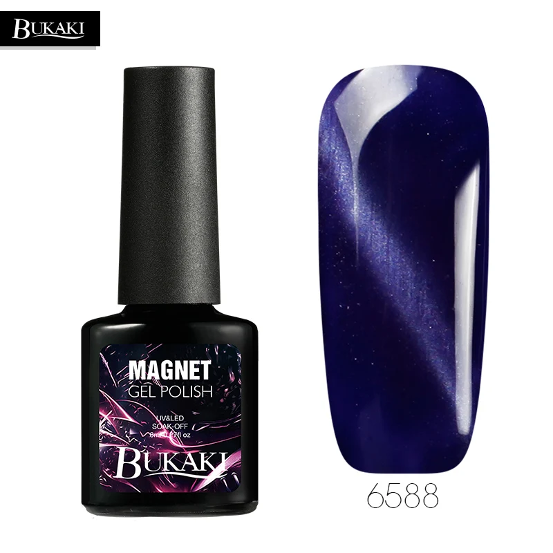 BUKAKI Long-Lasting 3D Cat Eyes Gel Lacquer Soak Off LED UV Gel Nail Polish Magnetic Gel Varnish Lacquer Need Magnet Stick
BUKAKI Long-Lasting 3D Cat Eyes Gel Lacquer Soak Off LED UV Gel Nail Polish Magnetic Gel Varnish Lacquer Need Magnet Stick