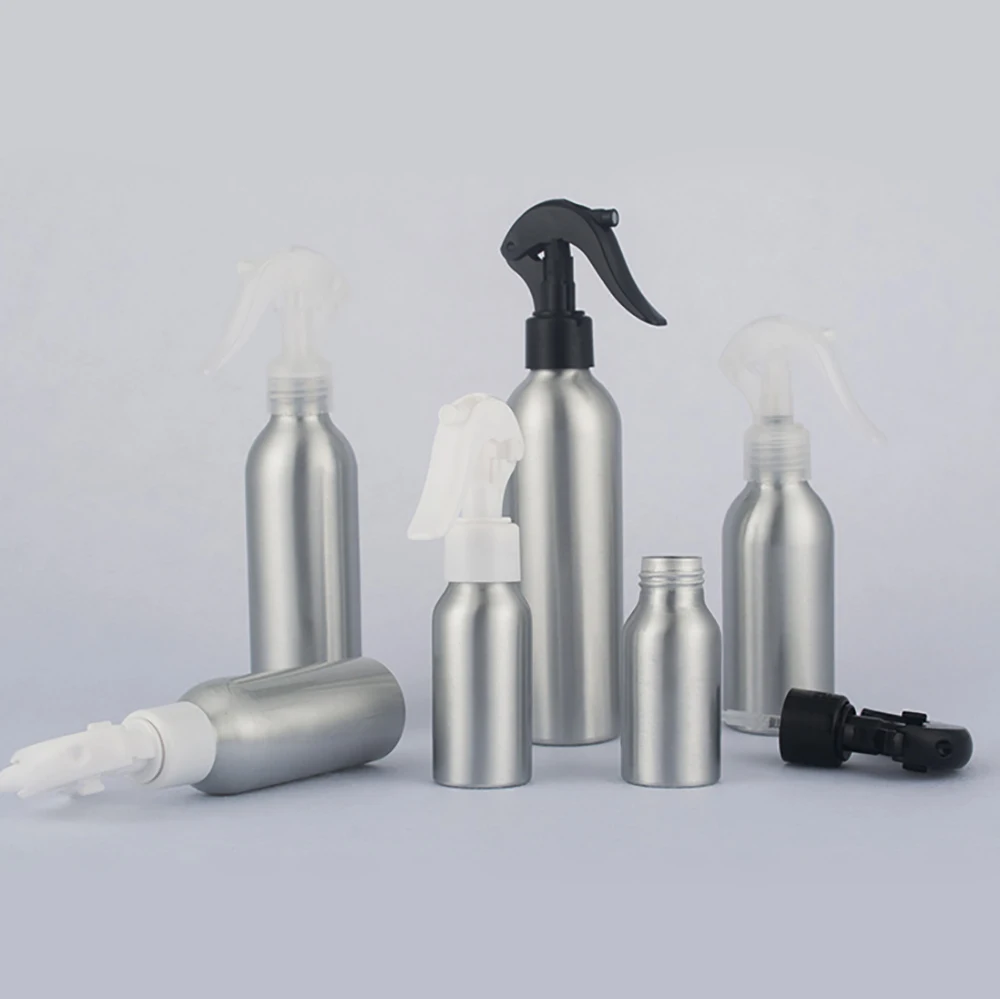 Luxury cosmetic packaging aluminium perfume bottle 100ml, aluminum trigger spray bottle100ml
Luxury cosmetic packaging aluminium perfume bottle 100ml, aluminum trigger spray bottle100ml