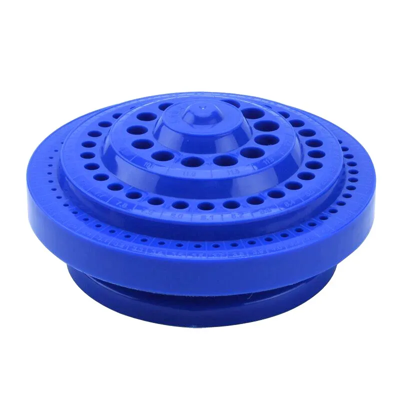 Blue Round Shape Hard Plastic Organizer Case for Drill Bits Drill Bit Storage Case With Best Price
Blue Round Shape Hard Plastic Organizer Case for Drill Bits Drill Bit Storage Case With Best Price