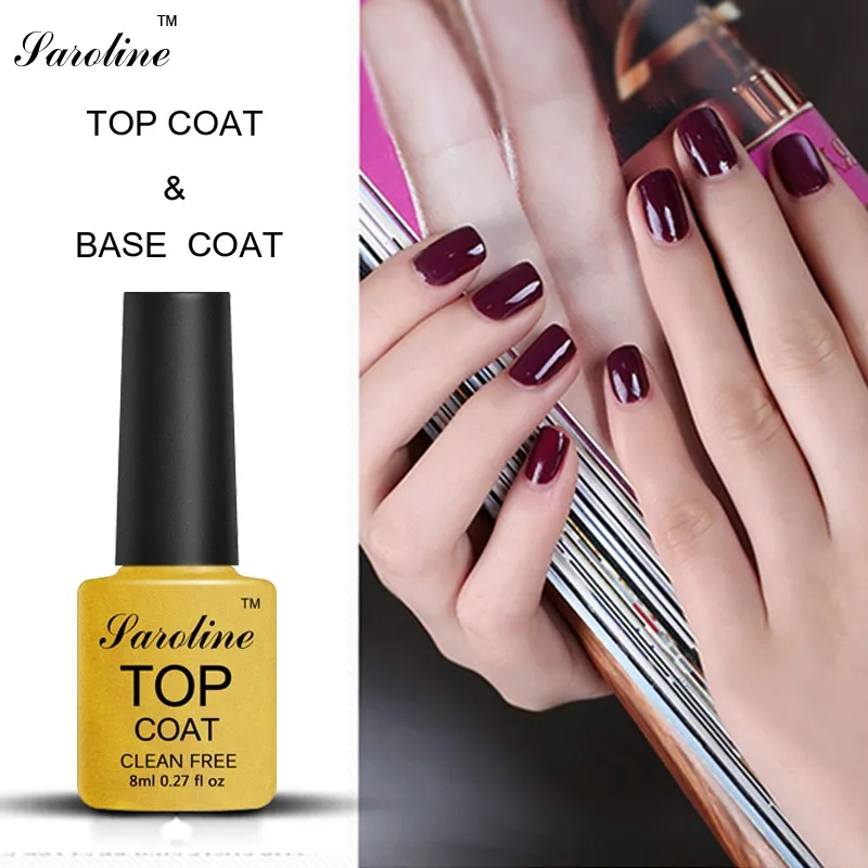Saroline Lucky Base Coat and Top Shine Gel for Nails Semi-permanent 8ml Cleansing Top and Base Coat Enamel UV Gel Nail Polish
Saroline Lucky Base Coat and Top Shine Gel for Nails Semi-permanent 8ml Cleansing Top and Base Coat Enamel UV Gel Nail Polish