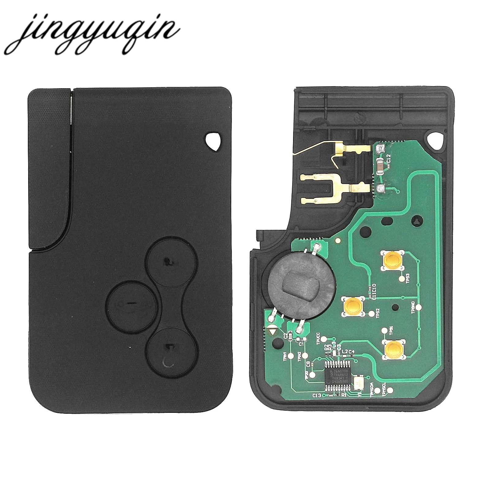 jingyuqin 5pcs 3 Button 433Mhz ID46 PCF7947 Chip & Insert Small Blade Remote Smart Key Card for Renault Megane Scenic Grand
jingyuqin 5pcs 3 Button 433Mhz ID46 PCF7947 Chip & Insert Small Blade Remote Smart Key Card for Renault Megane Scenic Grand