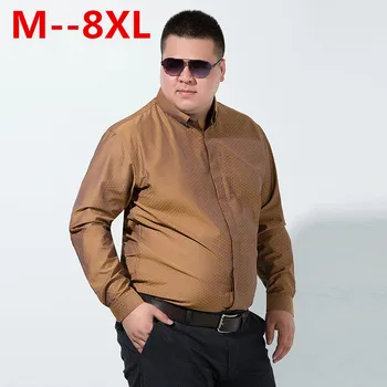 10XL 8XL 6X Men Casual Long Sleeved Printed shirt Loose Fit Male Social Business Dress Shirt Brand Men Clothing Soft Comfortable
10XL 8XL 6X Men Casual Long Sleeved Printed shirt Loose Fit Male Social Business Dress Shirt Brand Men Clothing Soft Comfortable