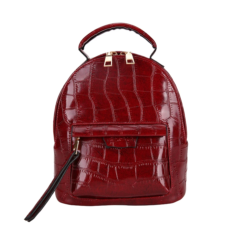 2019 Mini Backpack for Teenager Girl Female Crocodile Pattern Small PU Leather Women Shoulder Bag Multi-Function Travel Mochila
2019 Mini Backpack for Teenager Girl Female Crocodile Pattern Small PU Leather Women Shoulder Bag Multi-Function Travel Mochila