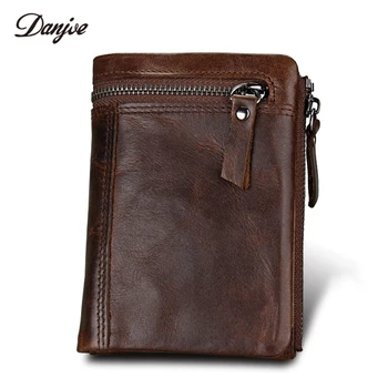 DANJUE Genuine Leather Short Men Wallet Big Zipper Coin Wallets Vintage Male Purse Real Cowskin Card Holder Money Bag
DANJUE Genuine Leather Short Men Wallet Big Zipper Coin Wallets Vintage Male Purse Real Cowskin Card Holder Money Bag