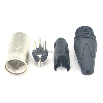 10 pcs/lot XLR Connector Microphone Speaker Cable XLR Audio Jack 3 Pin Terminal Male Plug Inline wire Connector
10 pcs/lot XLR Connector Microphone Speaker Cable XLR Audio Jack 3 Pin Terminal Male Plug Inline wire Connector