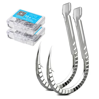 DONQL 20pcs/ Set Titanium Alloy Fishing Hooks Single Circle Barbed Fishhook 20-65LB Carp Fishing Hooks Sea Accessories
DONQL 20pcs/ Set Titanium Alloy Fishing Hooks Single Circle Barbed Fishhook 20-65LB Carp Fishing Hooks Sea Accessories