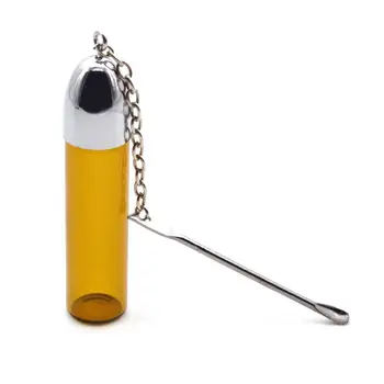 Glass Empty Snuff Bottle with Metal Spoon Screw Cap Container Sniffer New Random
Glass Empty Snuff Bottle with Metal Spoon Screw Cap Container Sniffer New Random