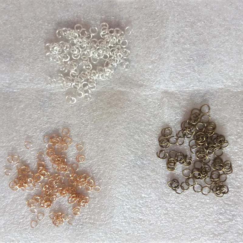 200pcs Metal Open Jump Rings Connector Bronze/Gold/Rose gold/Silver Link Loops for DIY Jewelry Accessories Making diameter 5mm
200pcs Metal Open Jump Rings Connector Bronze/Gold/Rose gold/Silver Link Loops for DIY Jewelry Accessories Making diameter 5mm