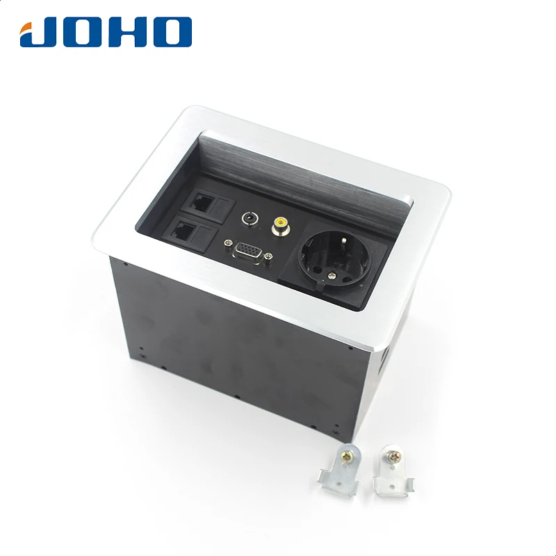 JOHO 16A Power Socket Electrical Outlet European socket, 2 Datas, VGA, Vedio Socket Lift Cover Open Type Tabletop Socket
JOHO 16A Power Socket Electrical Outlet European socket, 2 Datas, VGA, Vedio Socket Lift Cover Open Type Tabletop Socket