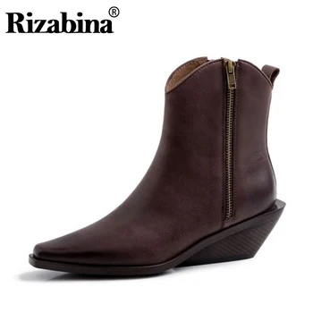 RIZABINA Sexy Lady 2020 Real Leather Fashion Pointed Toe Ankle Boots Brown High Heels Short Boots Motorcycle Boots Size 34-40
RIZABINA Sexy Lady 2020 Real Leather Fashion Pointed Toe Ankle Boots Brown High Heels Short Boots Motorcycle Boots Size 34-40