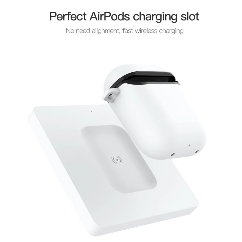 Qi Wireless Charger Stand For iPhone 8 Plus X XS MAX XR Wireless Fast Charging Pad Dock For Apple AirPods Charging Case
Qi Wireless Charger Stand For iPhone 8 Plus X XS MAX XR Wireless Fast Charging Pad Dock For Apple AirPods Charging Case