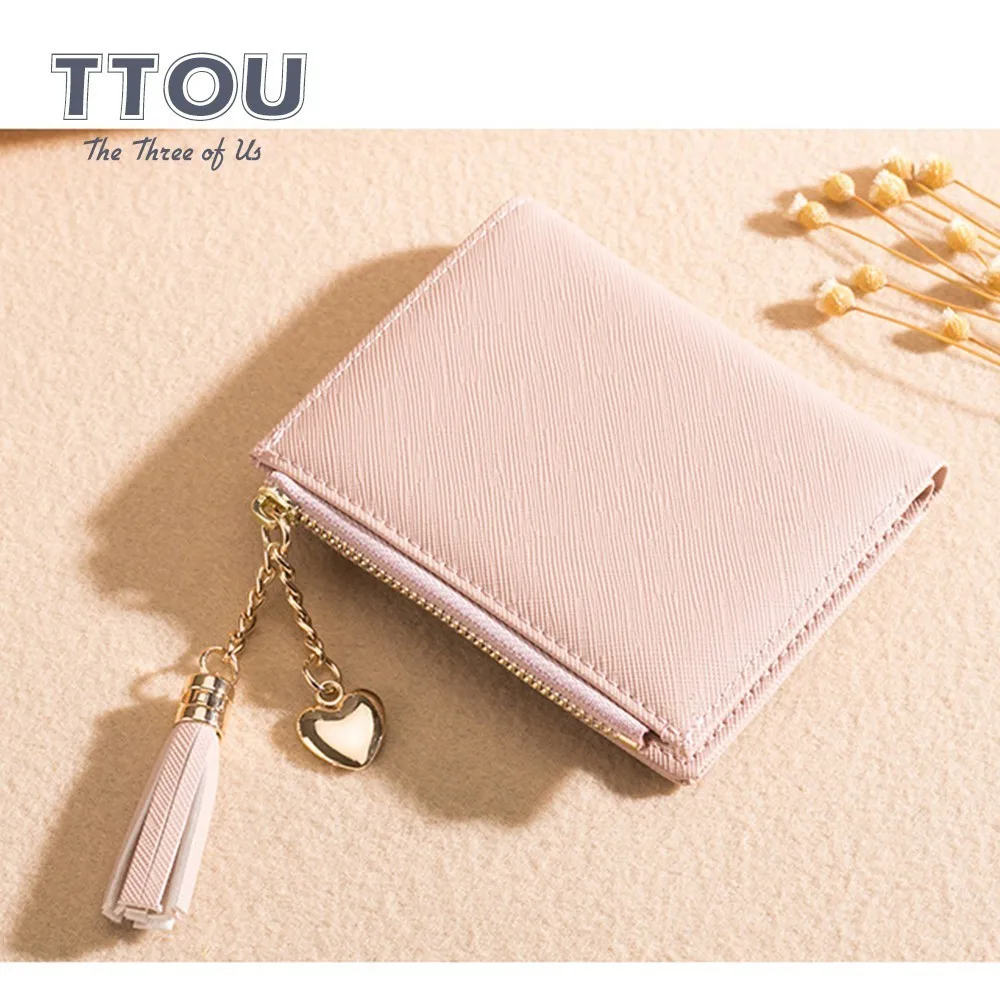 TTOU Fashion Tassel Women Wallet Small Cute Women Short Leather Zipper Coin Purses Portefeuille Female Card Holder Clutch Sac
TTOU Fashion Tassel Women Wallet Small Cute Women Short Leather Zipper Coin Purses Portefeuille Female Card Holder Clutch Sac