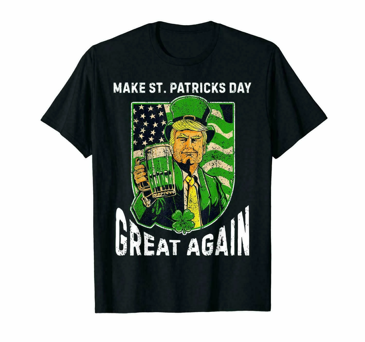 Make St Patrick Day Great Again Donald Trump Drink Beer Black T-shirt S-3XL Men Funny Tshirt
Make St Patrick Day Great Again Donald Trump Drink Beer Black T-shirt S-3XL Men Funny Tshirt