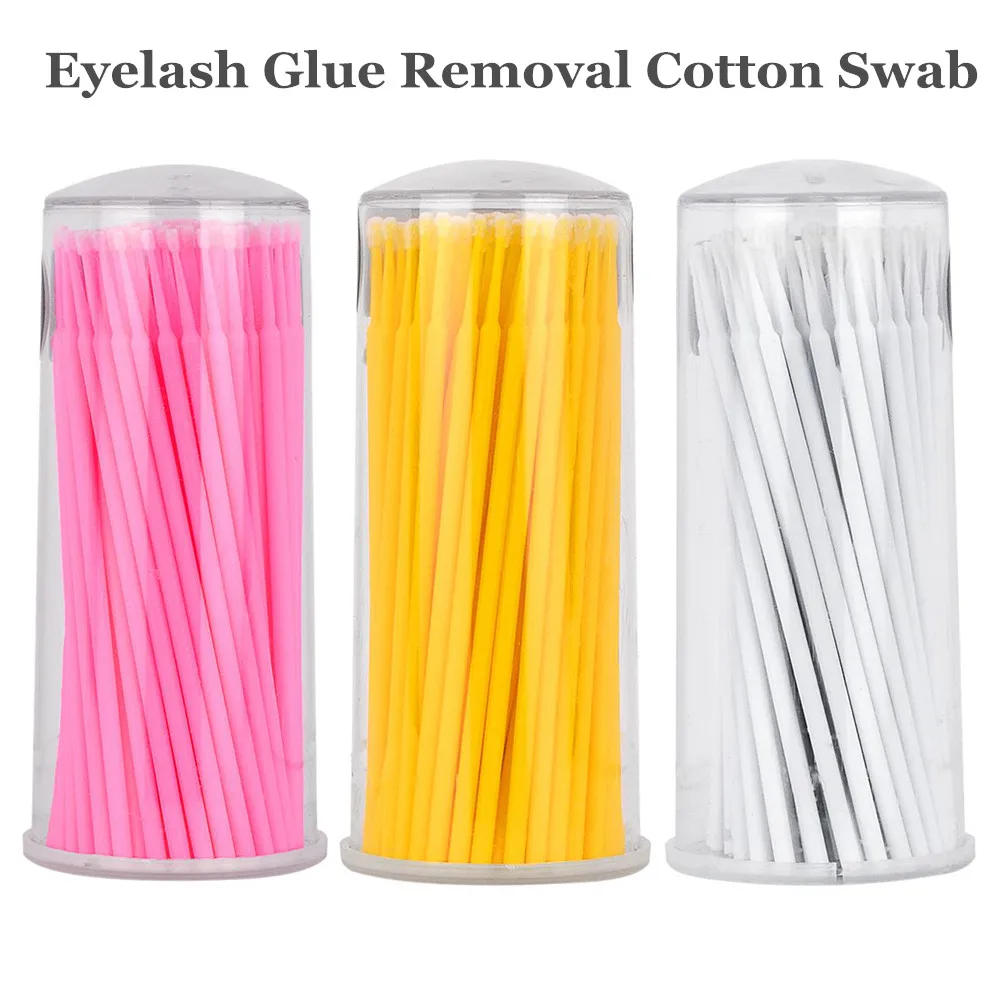 100pcs Professional Portable Disposable Cotton Swab 3 Colors Eyelash Extension Glue Removal Stick Cotton Swab Makeup Tool
100pcs Professional Portable Disposable Cotton Swab 3 Colors Eyelash Extension Glue Removal Stick Cotton Swab Makeup Tool