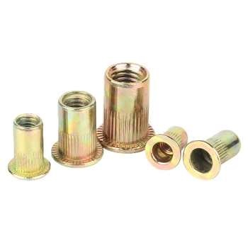 20/50Pcs M3 M4 M5 M6 Zinc plated Knurled Nuts Rivnut Flat Head Threaded Rivet Insert Nutsert Cap Rivet Nut
20/50Pcs M3 M4 M5 M6 Zinc plated Knurled Nuts Rivnut Flat Head Threaded Rivet Insert Nutsert Cap Rivet Nut