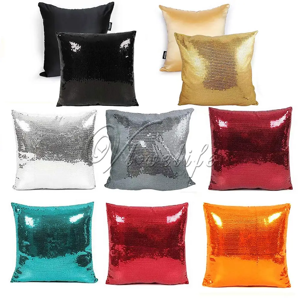 1pc 43cmx43cm Solid Color Glitter Sequin Pillowcase White/Black/Gold/Silver/Red Throw Pillow Pillowcover
1pc 43cmx43cm Solid Color Glitter Sequin Pillowcase White/Black/Gold/Silver/Red Throw Pillow Pillowcover