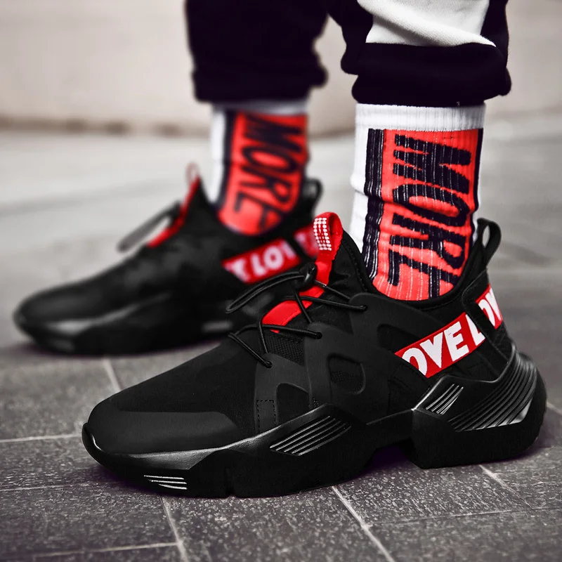 Weweya 2019 New Trendy Sneakers Men Breathable Chunky Shoes Anti-Slip Vulcanized Shoes Zapatillas Hombre White Elastic Band Shoe
Weweya 2019 New Trendy Sneakers Men Breathable Chunky Shoes Anti-Slip Vulcanized Shoes Zapatillas Hombre White Elastic Band Shoe