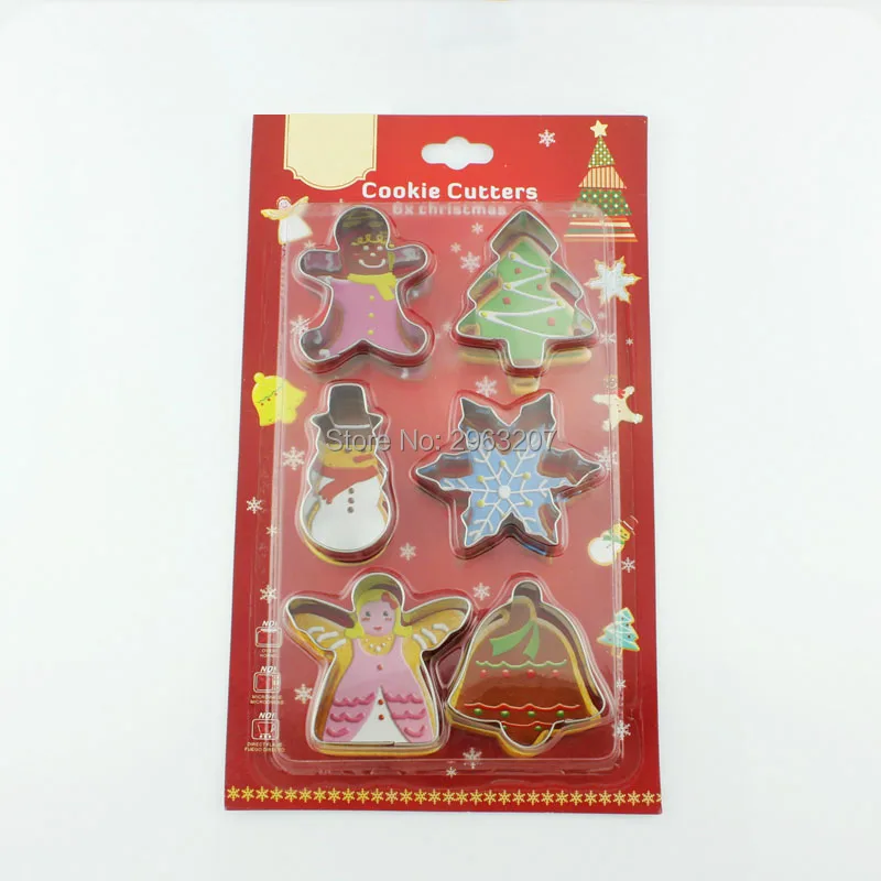 A Set of Cookie Cutter 6pcs Stainless Steel Christmas Scenario Gingerbread Man Cake Mold Biscuit Soap Stencils for Baking
A Set of Cookie Cutter 6pcs Stainless Steel Christmas Scenario Gingerbread Man Cake Mold Biscuit Soap Stencils for Baking