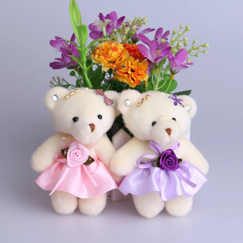 Mini Model Flower Dress Cute Plush Toys Bow Beaded Baby Girls Hand Teddy Bears Bouquets Accessory OPP Cotton Soft Toy
Mini Model Flower Dress Cute Plush Toys Bow Beaded Baby Girls Hand Teddy Bears Bouquets Accessory OPP Cotton Soft Toy