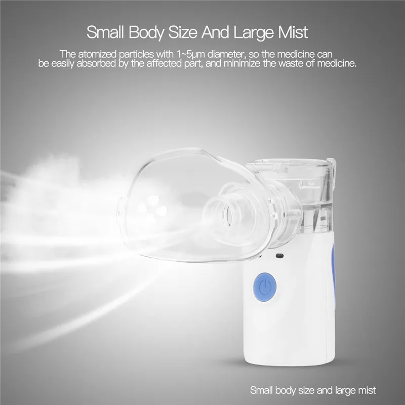 Portable Inhaler Nebulizer Respiratory Disease Medical Mist Maker Atomizer Child Adult Home Rechargeable Steam Asthma Nebulizer
Portable Inhaler Nebulizer Respiratory Disease Medical Mist Maker Atomizer Child Adult Home Rechargeable Steam Asthma Nebulizer