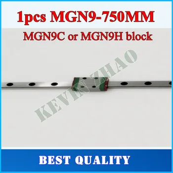 9mm Linear Guide MGN9 L= 750mm linear rail way + MGN9C or MGN9H Long linear carriage for CNC X Y Z Axis
9mm Linear Guide MGN9 L= 750mm linear rail way + MGN9C or MGN9H Long linear carriage for CNC X Y Z Axis