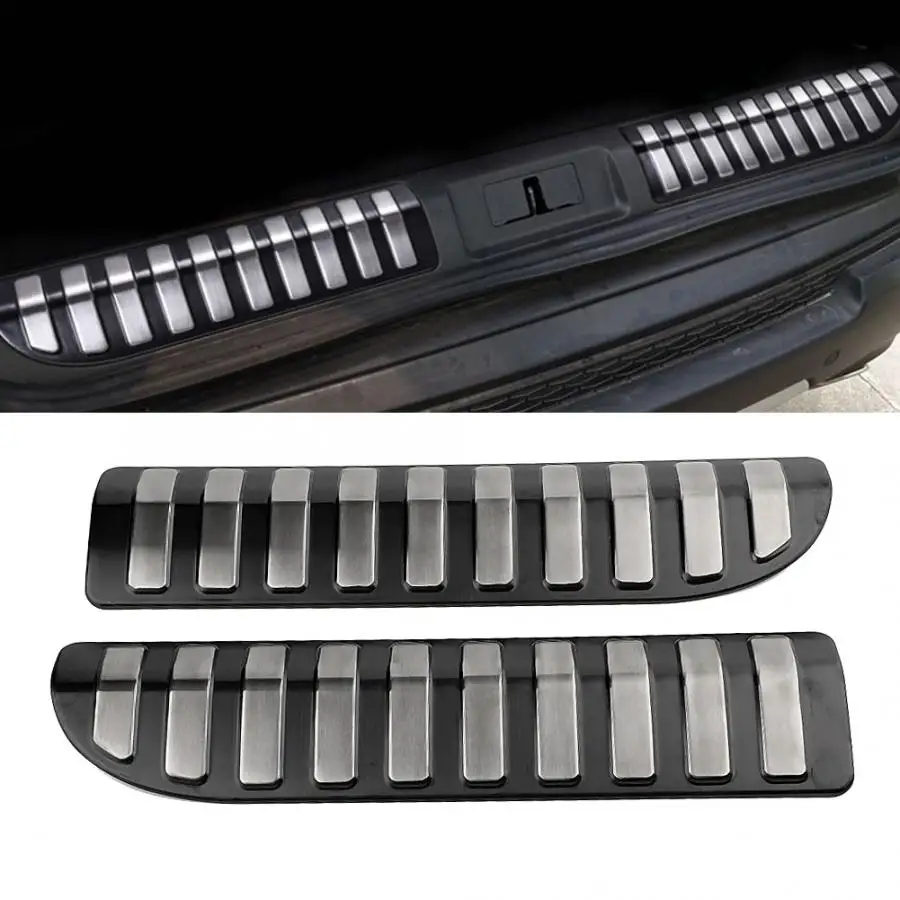 2pc Car Inner Rear Bumper Guard Protector Scuff Sill Plate Trim for Range Rover Sport 2014 2015 2016 2017 2018 2019 Car Cover
2pc Car Inner Rear Bumper Guard Protector Scuff Sill Plate Trim for Range Rover Sport 2014 2015 2016 2017 2018 2019 Car Cover