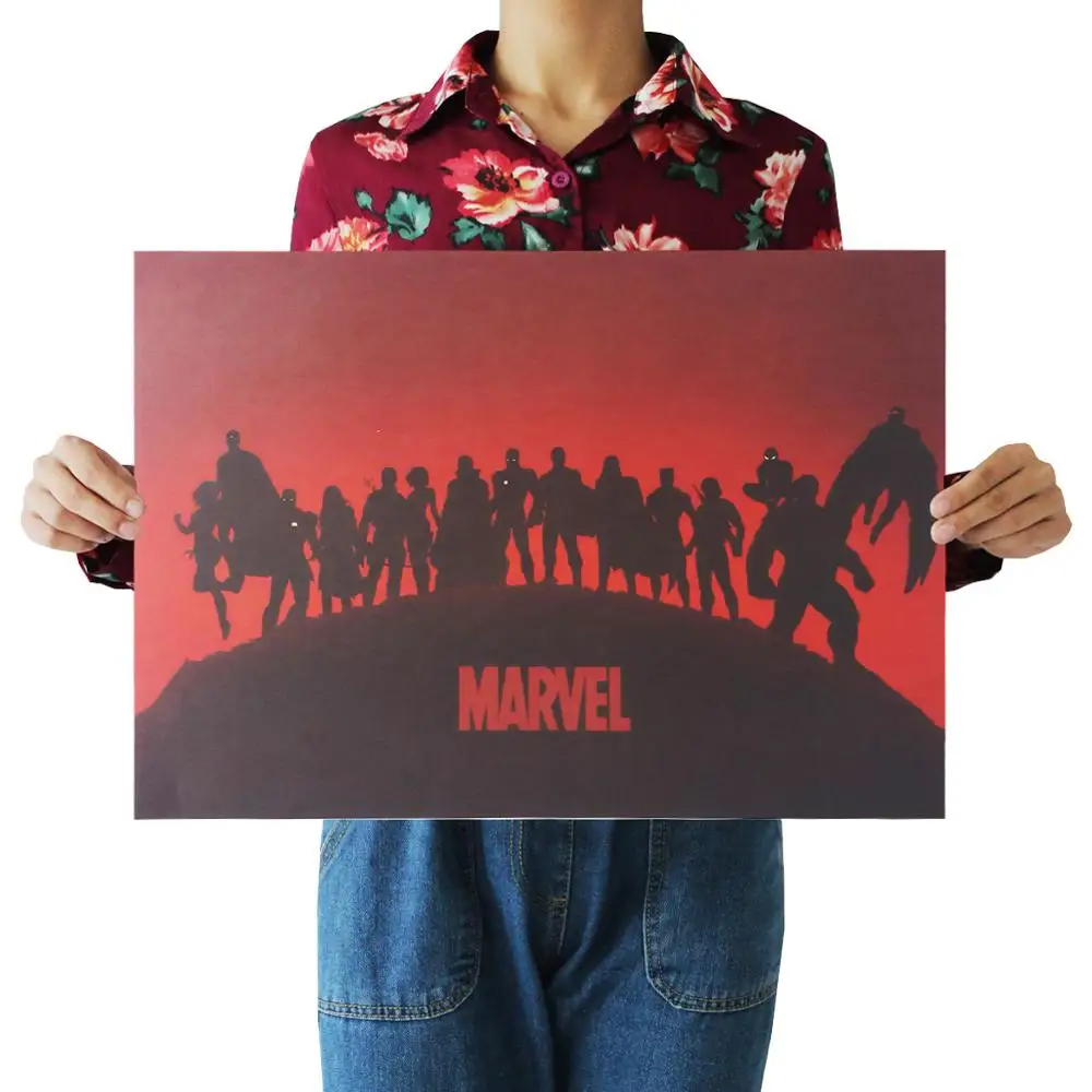 WXH Avengers 3: Infinity War /Marvel hero 11/kraft paper/bar poster/Wall stickers /Retro Poster/decorative painting 51x35.5cm
WXH Avengers 3: Infinity War /Marvel hero 11/kraft paper/bar poster/Wall stickers /Retro Poster/decorative painting 51x35.5cm