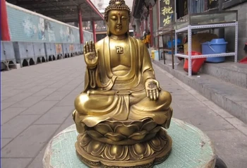 150401 S0340 Tibet Buddhism Brass Copper craftwork Amitabha Tathagata Sakyamuni Buddha Statue
150401 S0340 Tibet Buddhism Brass Copper craftwork Amitabha Tathagata Sakyamuni Buddha Statue