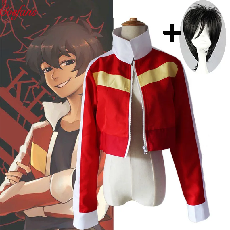 

Voltron:Legendary Defender Keith Red Jacket for women men Halloween cosplay costume Top Coat Outfit Keith Akira Kogane Cosplay